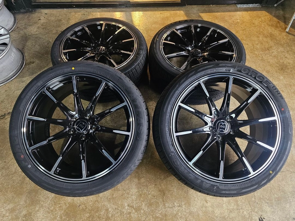벤츠 지바겐 브라부스 모노블락 스타일 단조 FORGED 22인치 신품휠타이어 이미지