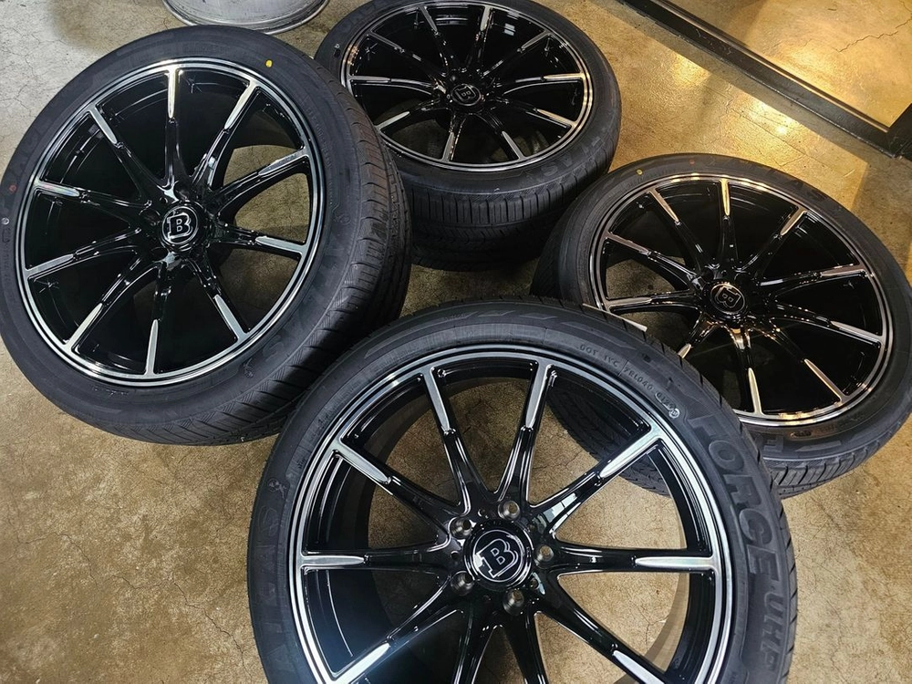 벤츠 지바겐 브라부스 모노블락 스타일 단조 FORGED 22인치 신품휠타이어 이미지