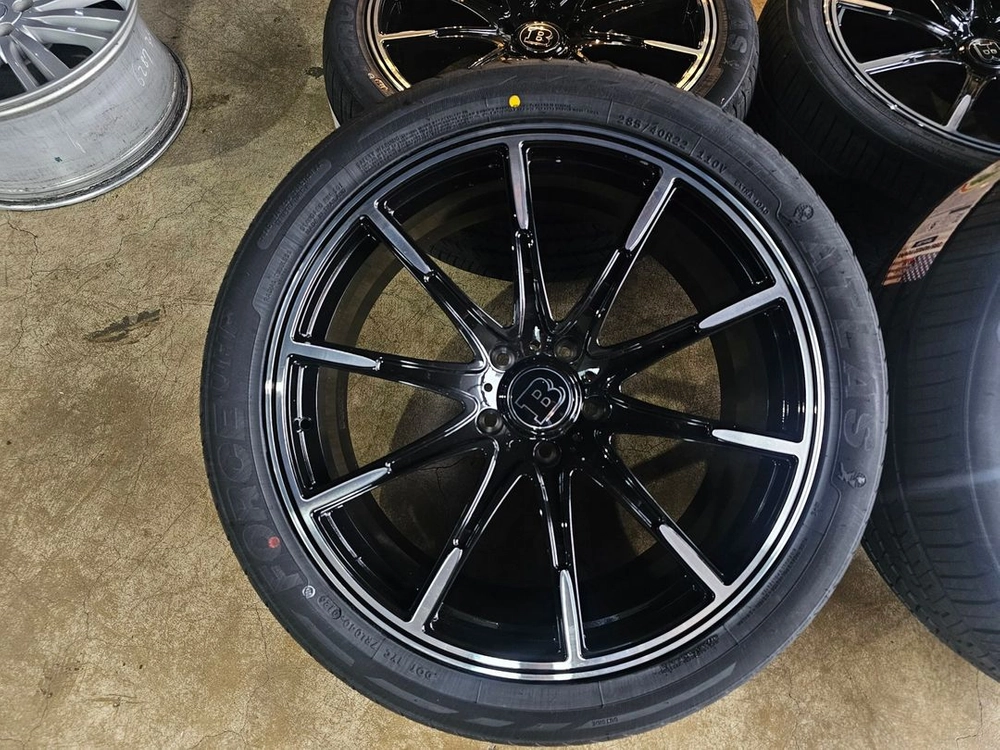벤츠 지바겐 브라부스 모노블락 스타일 단조 FORGED 22인치 신품휠타이어 이미지