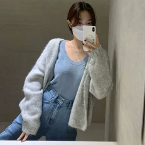 타낫 코튼 롱 슬리브 블루 이미지