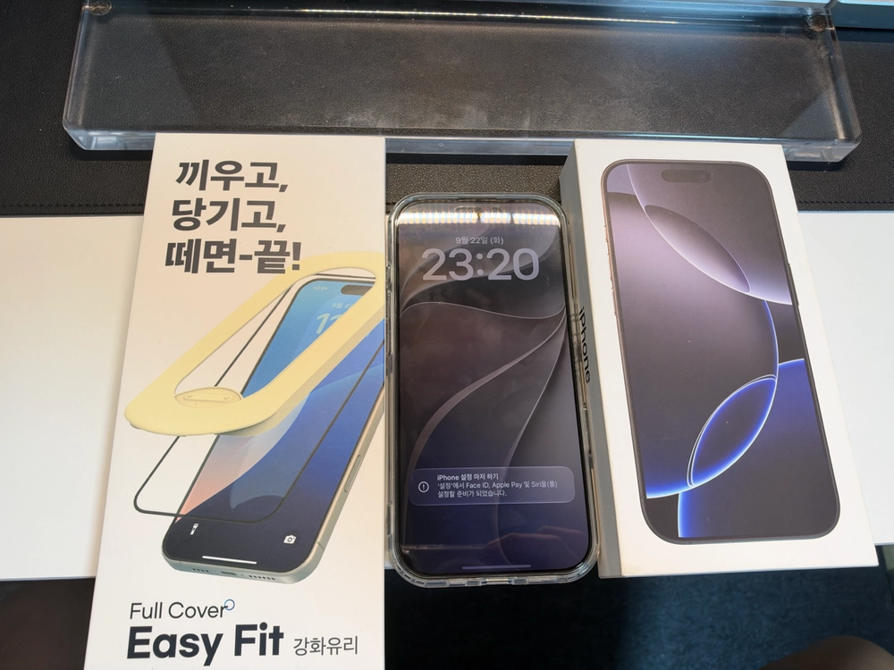 아이폰 16프로 블랙 128기가 배터리100 이미지