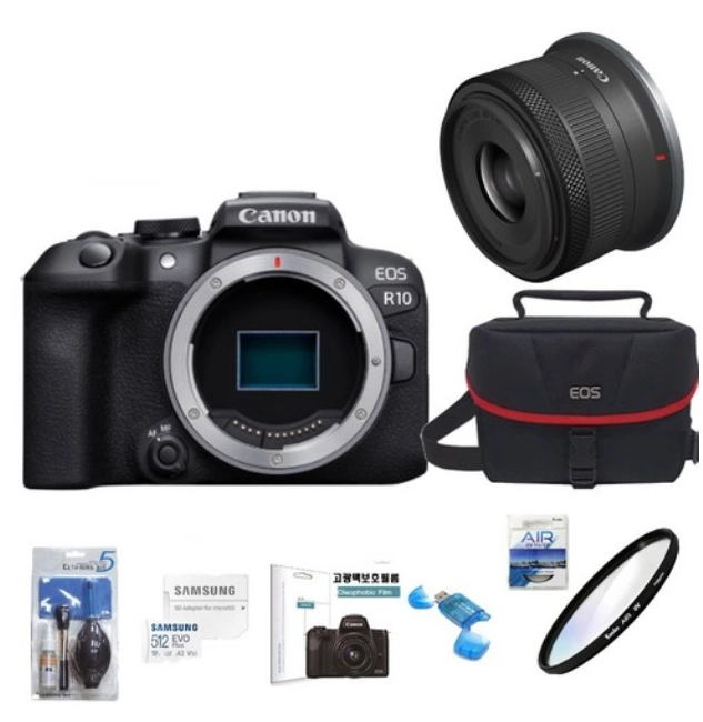 CANON EOS R10 18-45mm F4.5-6.3 IS STM KIT+SD512GB+정품가방+KENKO AIR - 안심되는 중고거래