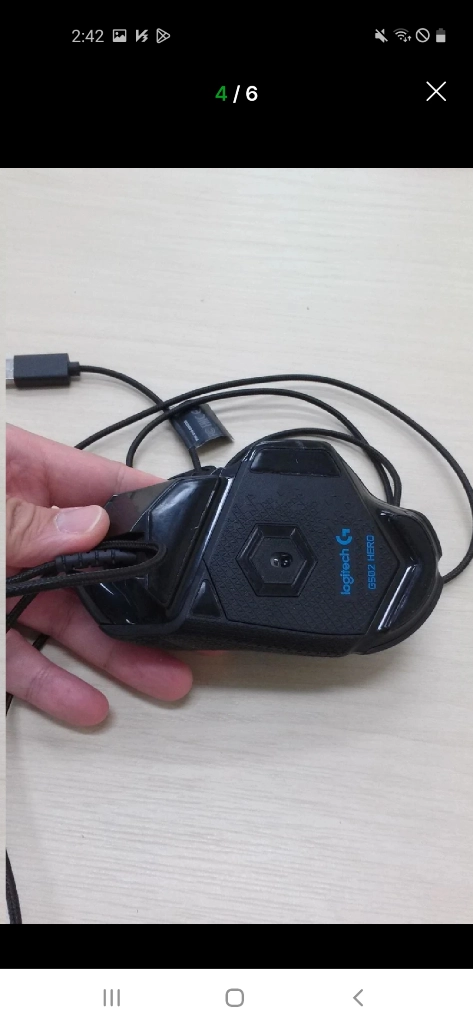 로지텍 게이밍 마우스 g502 hero 팝니다. 부산 해운대 이미지