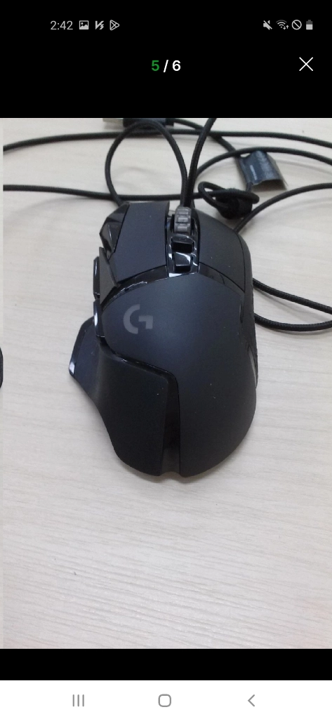 로지텍 게이밍 마우스 g502 hero 팝니다. 부산 해운대 이미지