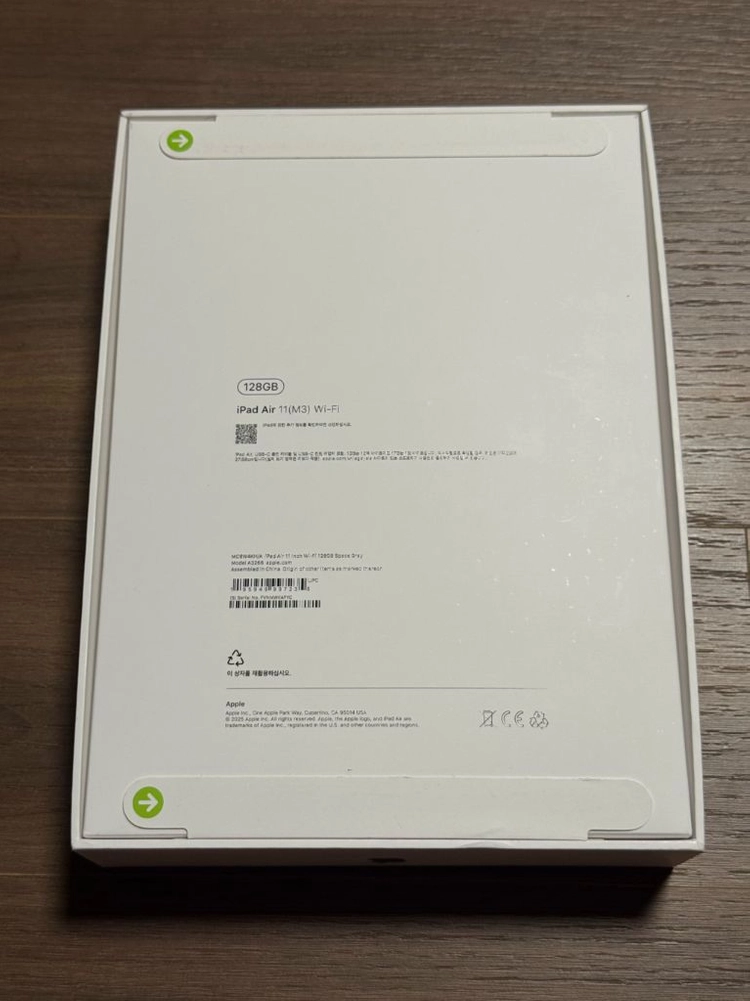 아이패드 에어 M3 128GB iPad Air 11(M3) Wi-Fi 이미지