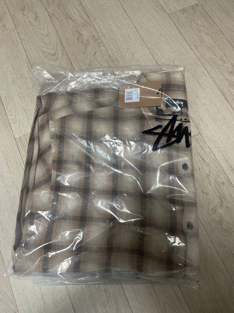 [XL]스투시 Liam Plaid Shirt Marron 이미지