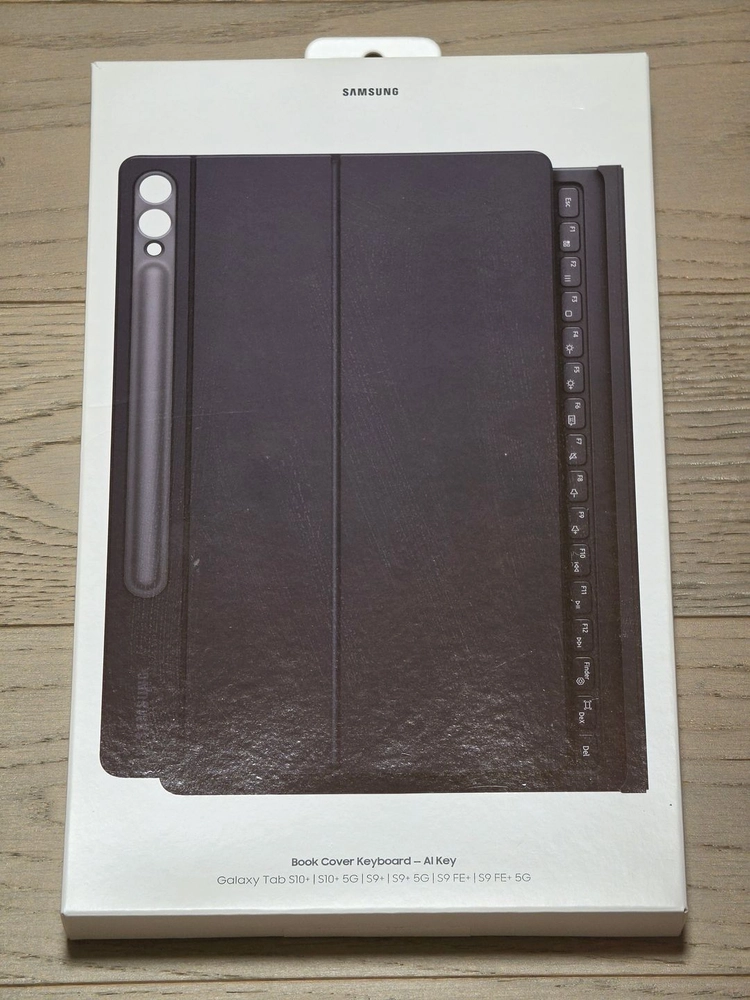 갤럭시 탭 S10+ Wi-Fi 문스톤그레이 512GB (SM-X820NZAEKOO) + 삼성 정품 키보드 북커버 이미지