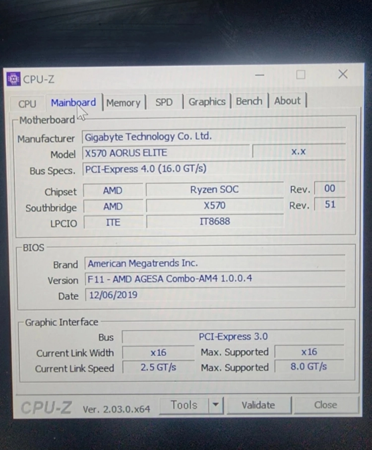 라이젠 3700x +X570 어로스엘리트 메인보드 보드셋 팝니다. 이미지