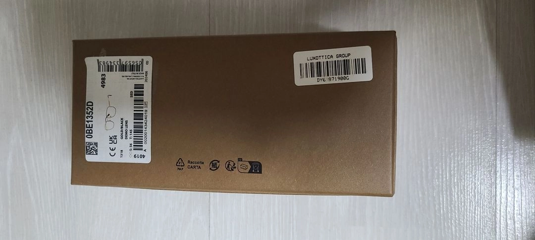 버버리 안경테 BE1352D 1318(56mm) 이미지