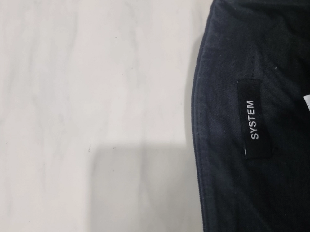 SYSTEM 시스템 22-23SS 네이비 플리츠 큐롯 쇼츠 이미지