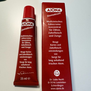Ajona 치약 25ml 이미지