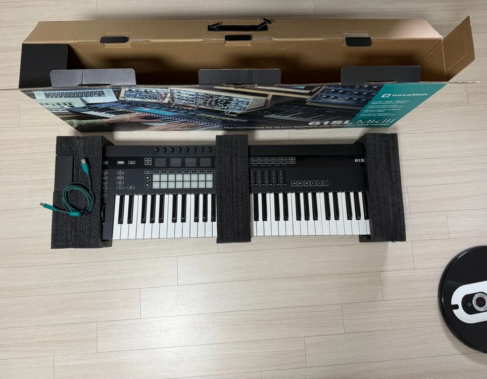 노배이션 61 에스엘 엠케이3 Novation 61sl mk3 에이블톤 라이브 이미지