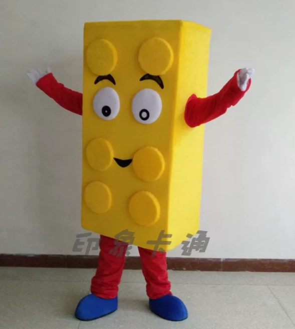 블록 캐릭터 마스코트 의상 할로윈 이벤트 행사 이미지