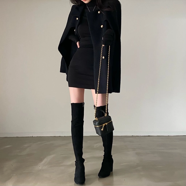 케이프자켓 코트 이미지