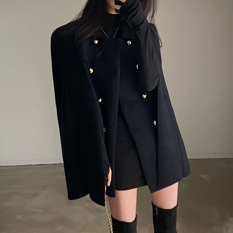케이프자켓 코트 이미지