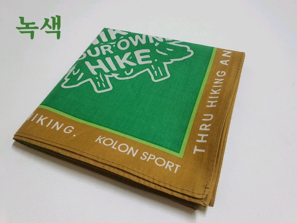 마무트 반다나 손수건+코오롱 스포츠 녹색 2장 12,000원 이미지