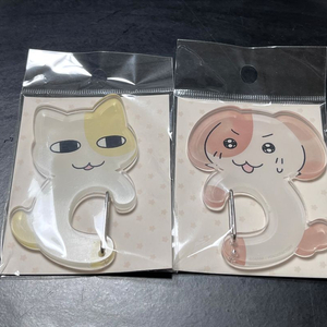 묘냥이와 멍구 팝업 카라비너 묘멍구 이미지