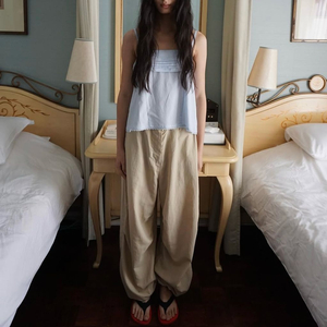 쏘딩키브레드 Gemma Beige Nylon Pants 이미지