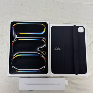 (애케플O)iPad Pro 11(M5) 셀룰러 2TB 나노텍스쳐 스페이스블랙 자급제 및 풀세트 판매 이미지