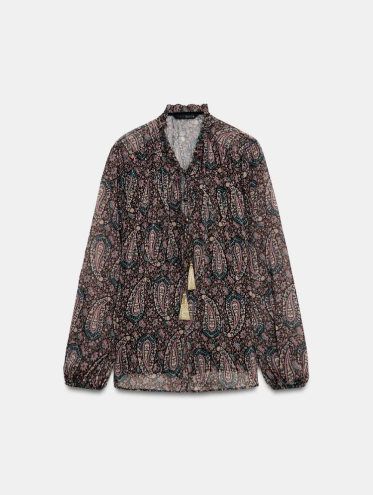 새상품 12만원짜리 zara 자라 이자벨마랑패턴 블라우스&스커트 세트 이미지