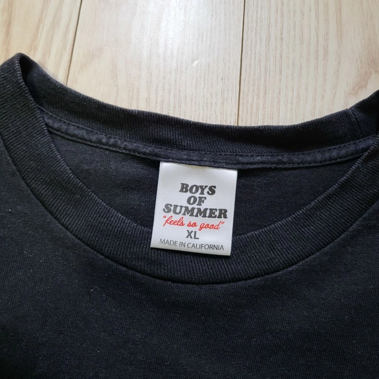 보이스 오브 썸머 롱슬리브 티셔츠 블랙 XL 이미지
