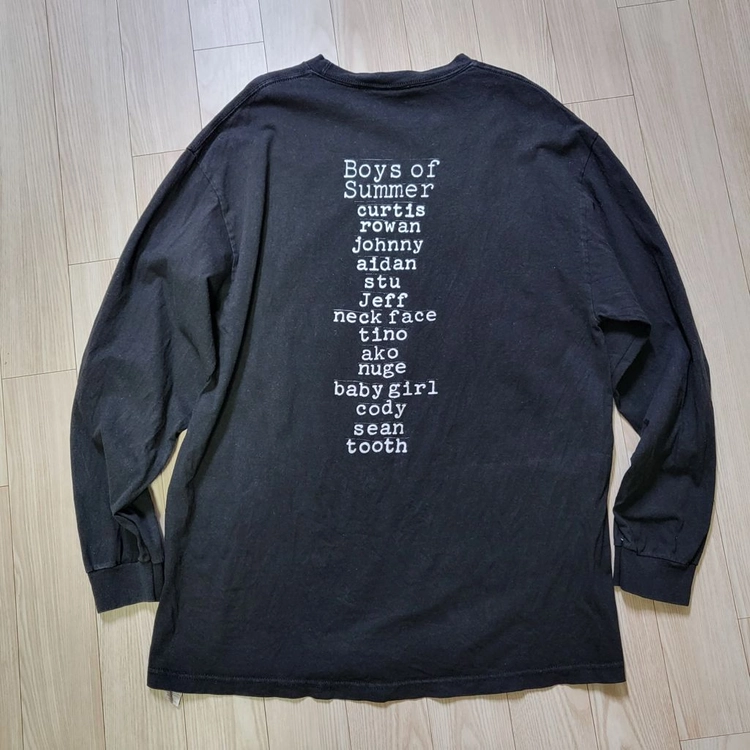 보이스 오브 썸머 롱슬리브 티셔츠 블랙 XL 이미지