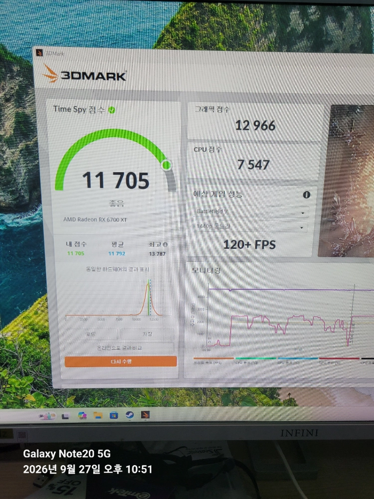 NITRO+ RX6700XT 그래픽카드 단품 이미지
