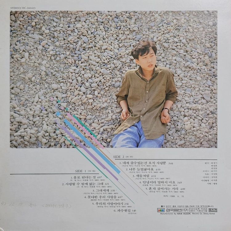 변진섭 1집 LP 이미지