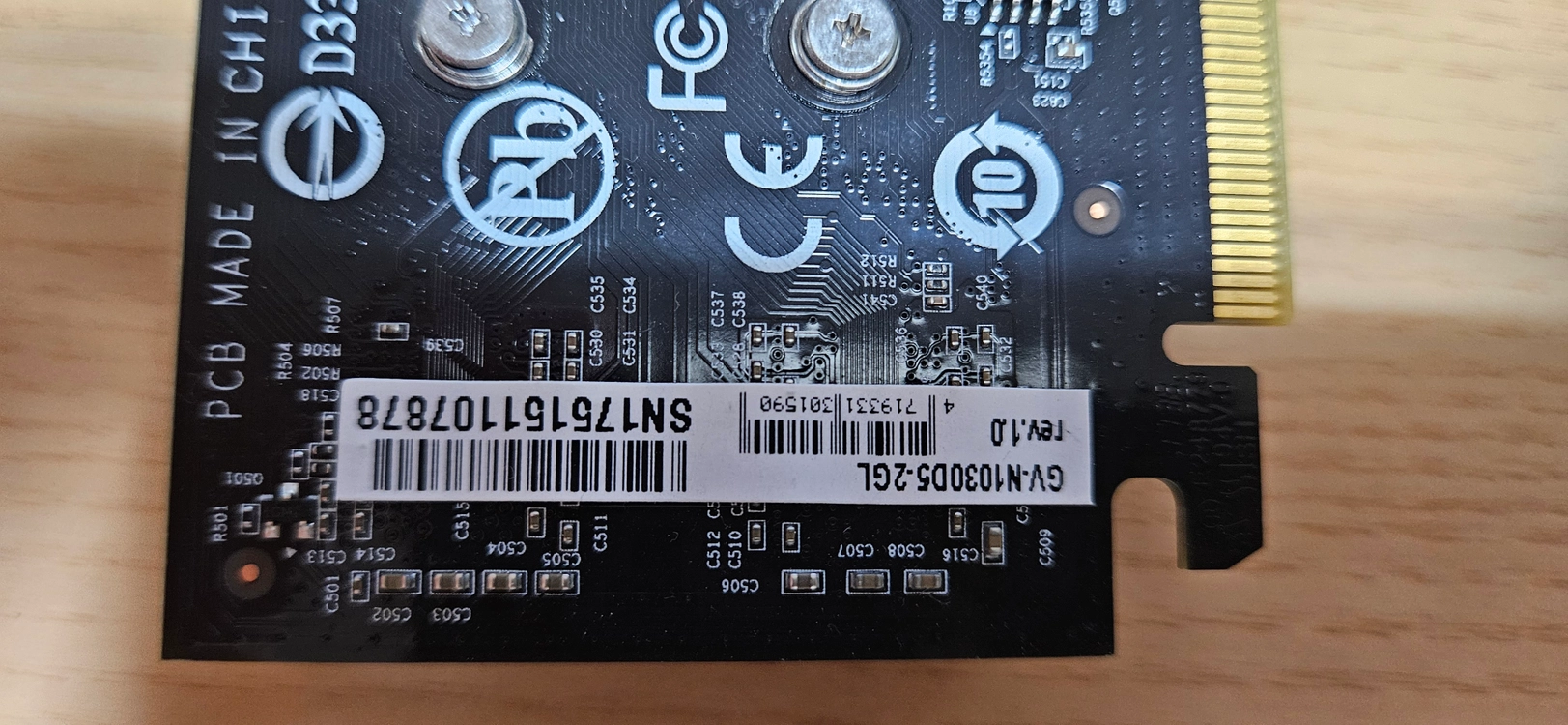 기가바이트 GT1030 D5 2GB LP 그래픽카드 판매합니다. 이미지