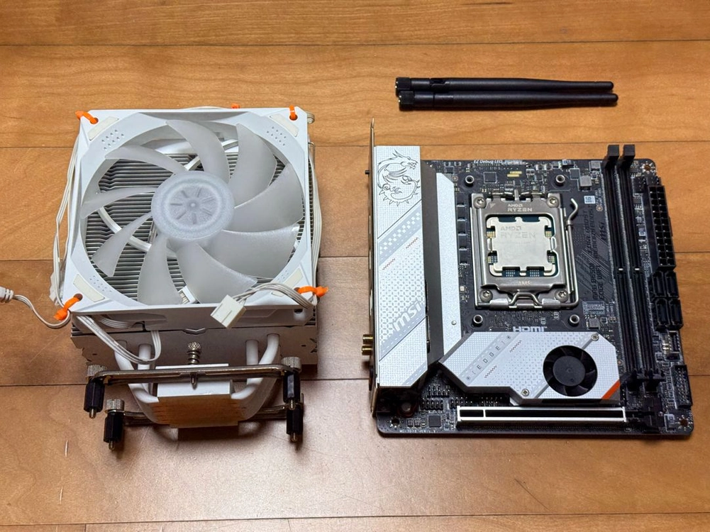 MSI MPG B650i EDGE WIFI 메인보드 + AMD 라이젠 7600 - 안심되는 중고거래