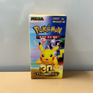 (택배가능) 포켓몬 카드 TCG 메가 확장팩 30주년 박스 미개봉 미사용 새상품 이미지