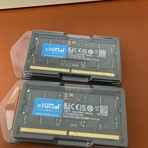 Crucial DDR5 16GB 메모리 2개 세트 이미지