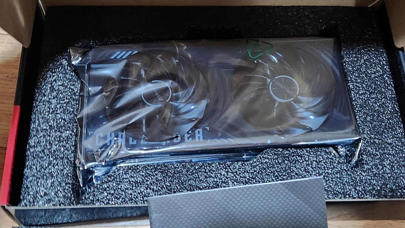 asrock 라데온 rx 9060 xt challengr oc d6 16gb 새제품 이미지