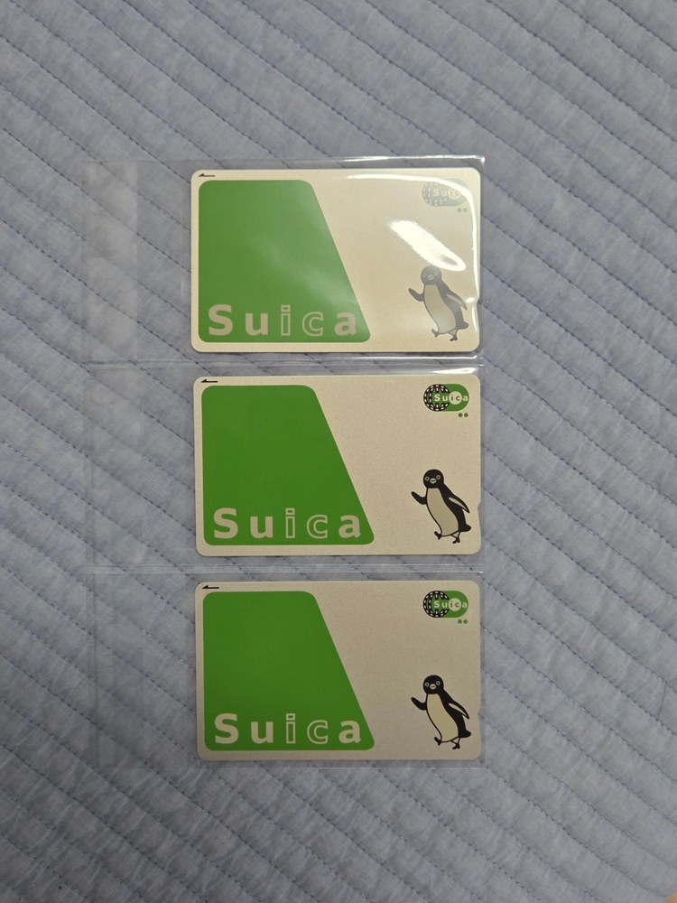 [여행 필수품] 일본 무기명 스이카 교통 카드 Suica 카드 편의점 음식점 매장 사용 가능 IC 카드 판매해요. 이미지