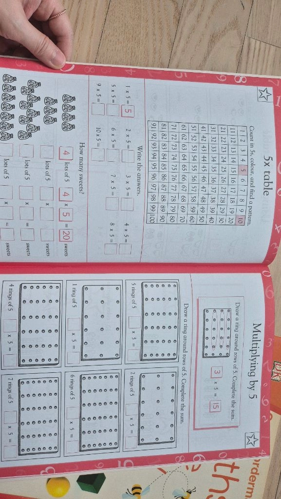 영어 원서 수학 학습지 문제집 3권 이미지