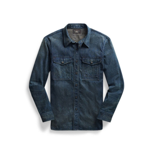 RRL 셀비지 데님 워크셔츠 Avers Wash / 538530 이미지