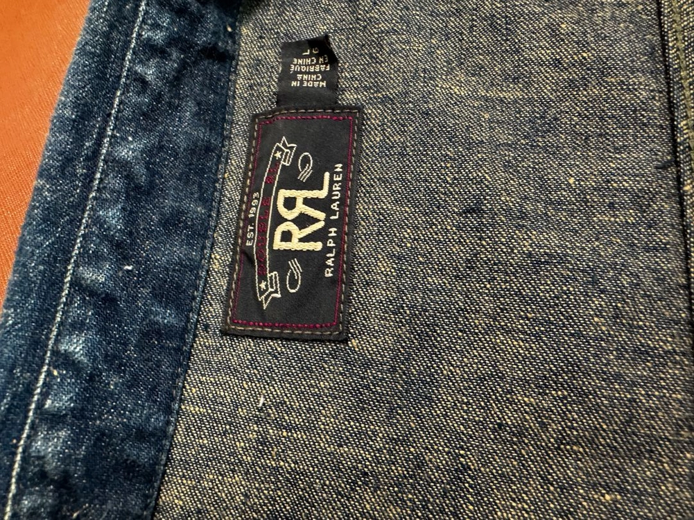 RRL 셀비지 데님 워크셔츠 Avers Wash / 538530 이미지