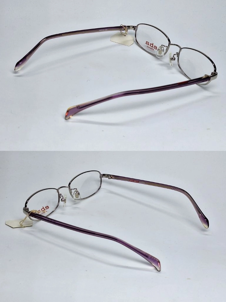 엘레쎄 ELLESE EB-6060 02 안경테 49mm 슬림 스퀘어 긱시크 일본 빈티지 데드스톡 아메카지 Y2K 이미지