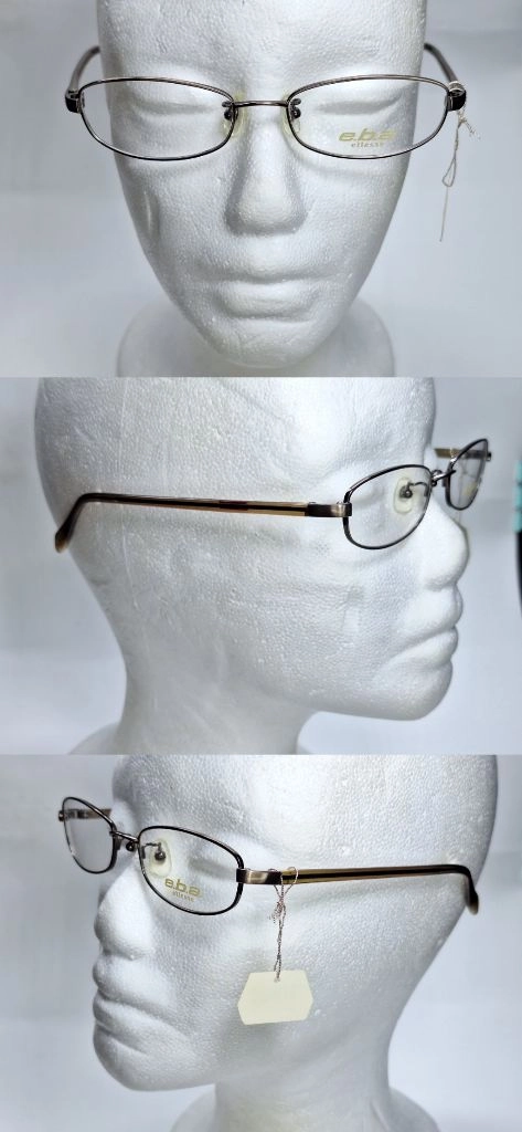 엘레쎄 ELLESE EB-6060 13 안경테 49mm 슬림 스퀘어 긱시크 일본 빈티지 데드스톡 아메카지 Y2K 이미지