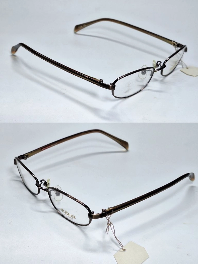 엘레쎄 ELLESE EB-6060 13 안경테 49mm 슬림 스퀘어 긱시크 일본 빈티지 데드스톡 아메카지 Y2K 이미지