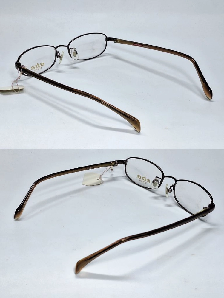 엘레쎄 ELLESE EB-6060 13 안경테 49mm 슬림 스퀘어 긱시크 일본 빈티지 데드스톡 아메카지 Y2K 이미지