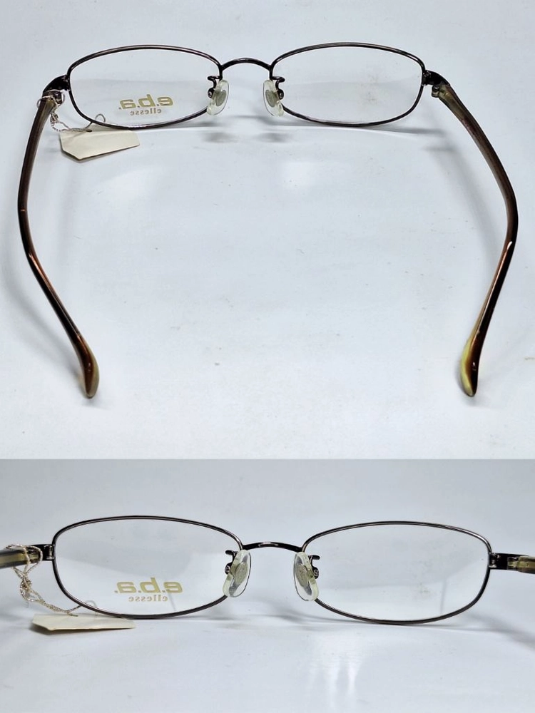엘레쎄 ELLESE EB-6060 13 안경테 49mm 슬림 스퀘어 긱시크 일본 빈티지 데드스톡 아메카지 Y2K 이미지