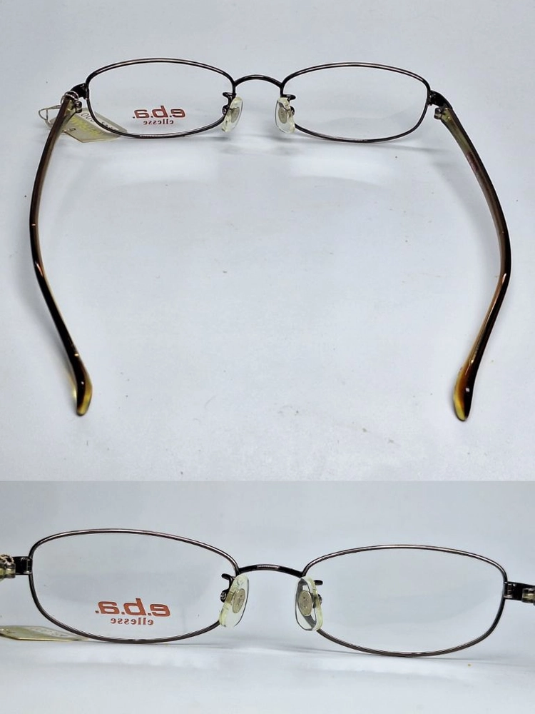 엘레쎄 ELLESE EB-6060 13 안경테 49mm 슬림 스퀘어 긱시크 일본 빈티지 데드스톡 아메카지 Y2K 이미지
