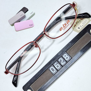 엘레쎄 ELLESE EB-6060 19 안경테 49mm 슬림 스퀘어 긱시크 일본 빈티지 데드스톡 아메카지 Y2K 이미지