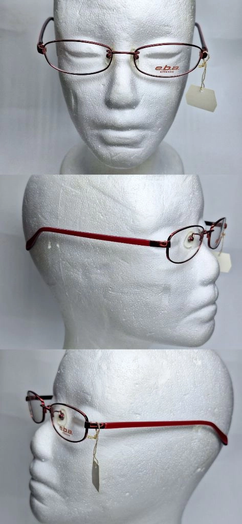 엘레쎄 ELLESE EB-6060 19 안경테 49mm 슬림 스퀘어 긱시크 일본 빈티지 데드스톡 아메카지 Y2K 이미지
