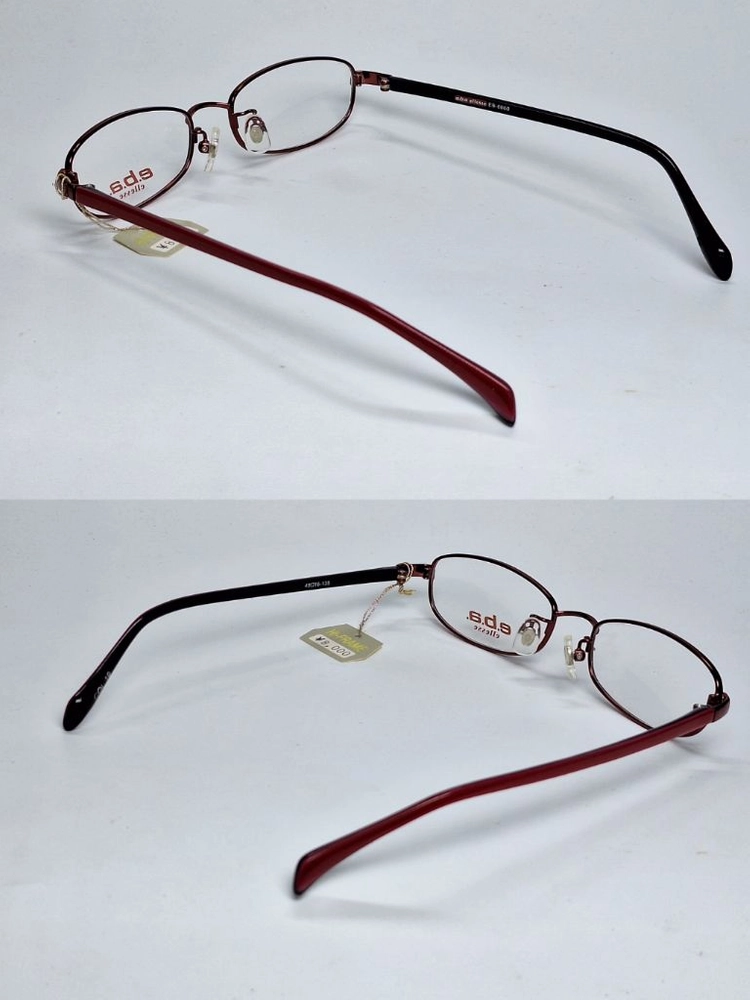 엘레쎄 ELLESE EB-6060 19 안경테 49mm 슬림 스퀘어 긱시크 일본 빈티지 데드스톡 아메카지 Y2K 이미지