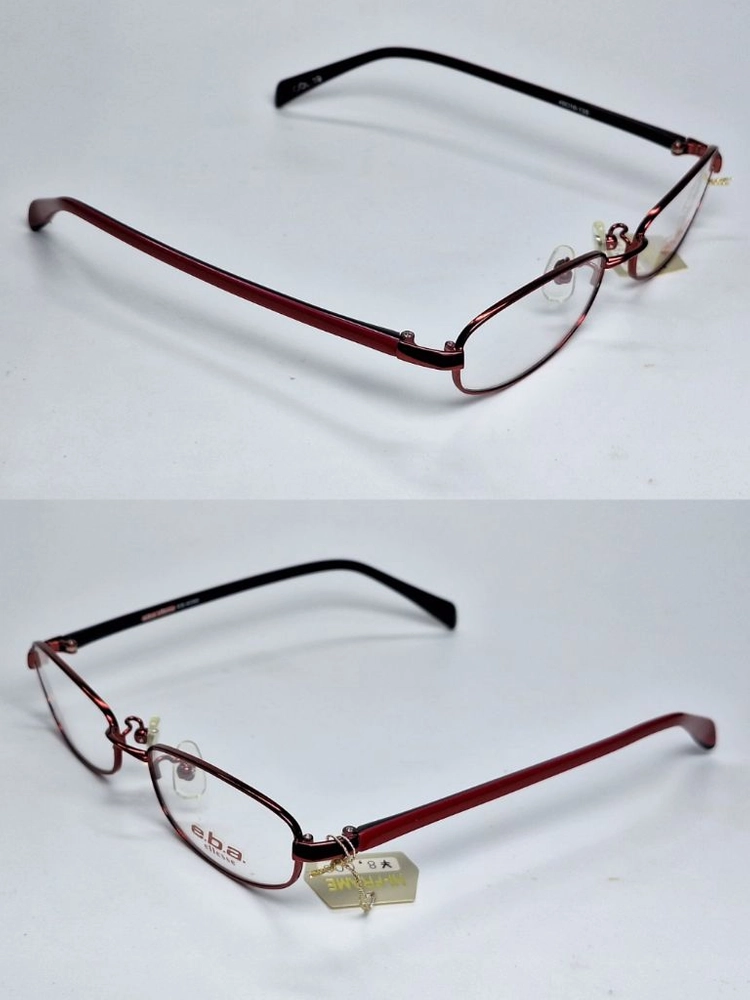 엘레쎄 ELLESE EB-6060 19 안경테 49mm 슬림 스퀘어 긱시크 일본 빈티지 데드스톡 아메카지 Y2K 이미지