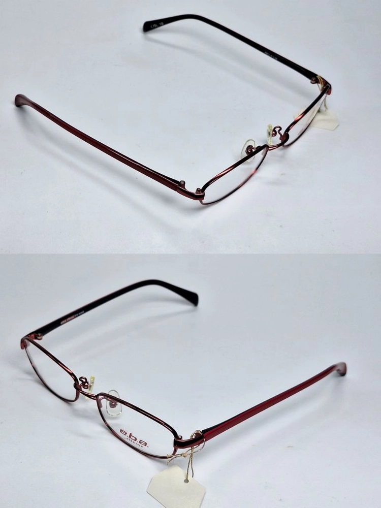 엘레쎄 ELLESE EB-6060 19 안경테 49mm 슬림 스퀘어 긱시크 일본 빈티지 데드스톡 아메카지 Y2K 이미지