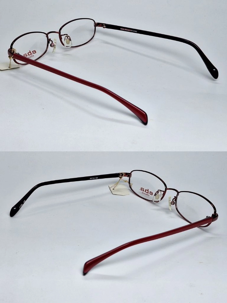 엘레쎄 ELLESE EB-6060 19 안경테 49mm 슬림 스퀘어 긱시크 일본 빈티지 데드스톡 아메카지 Y2K 이미지