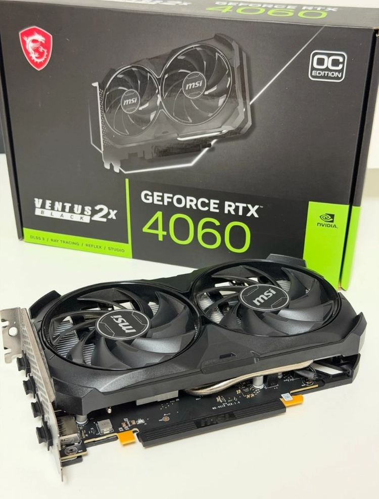MSI RTX 4060 벤투스 2X 블랙 8GB OC 이미지